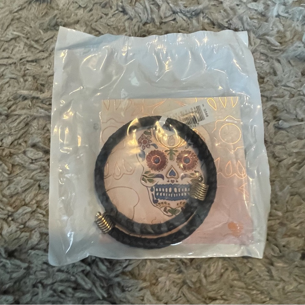 Alex & Ani Leather Espresso Wrap Bracelet